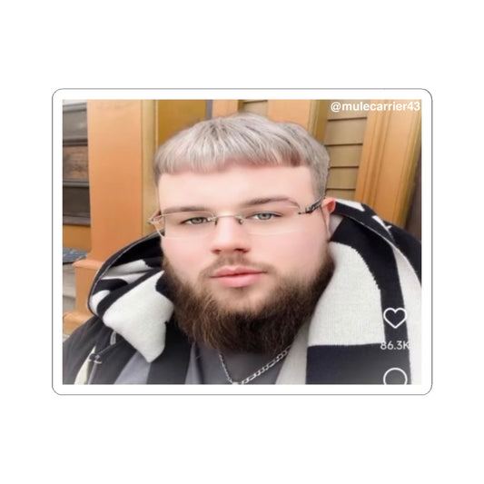 Smart Cool Man Sticker